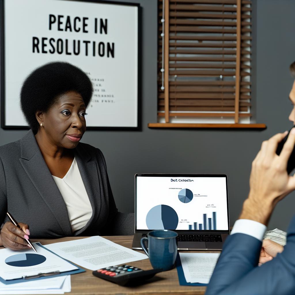 How to negotiate a settlement with debt collectors.