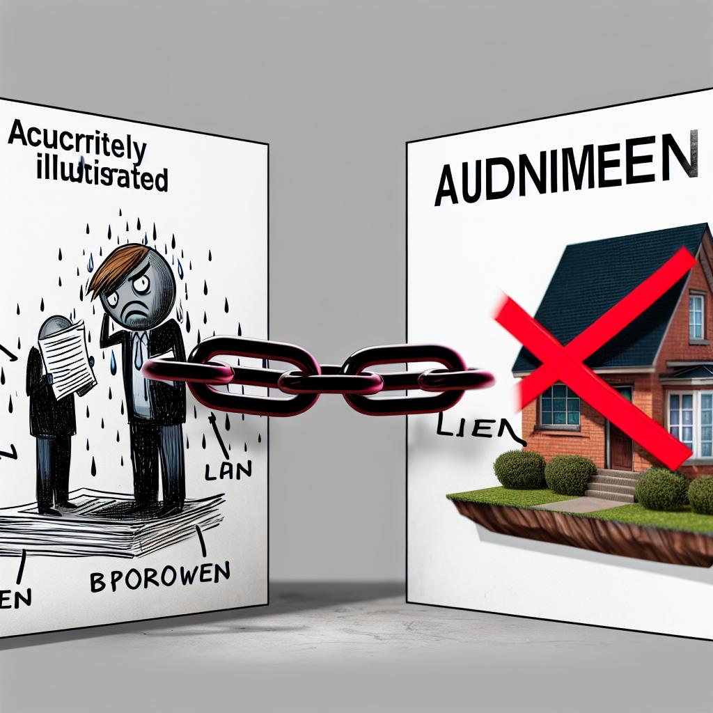 What is a judgment lien, and how does it affect borrowers?