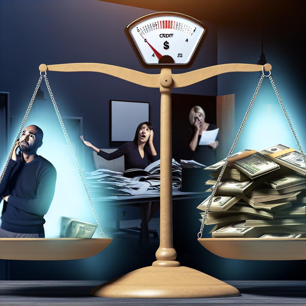 The impact of missed loan payments on credit.